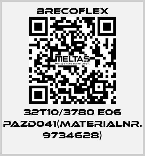 32T10/3780 E06 PAZD041(MATERIALNR. 9734628) Brecoflex
