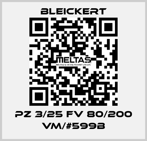 PZ 3/25 FV 80/200 VM/#599B Bleickert