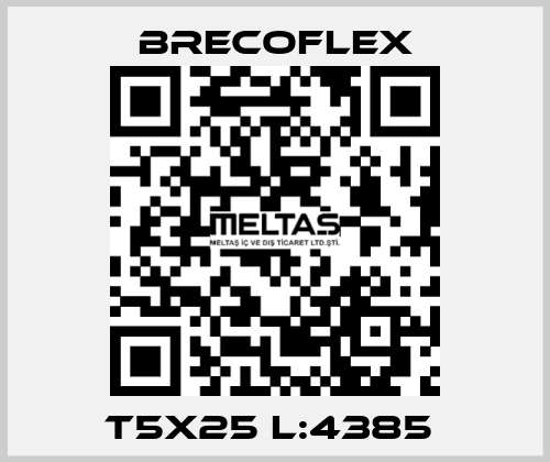 T5X25 L:4385  Brecoflex