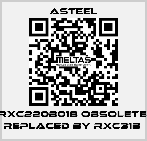 RXC220B018 obsolete, replaced by RXC31B  ASTEEL