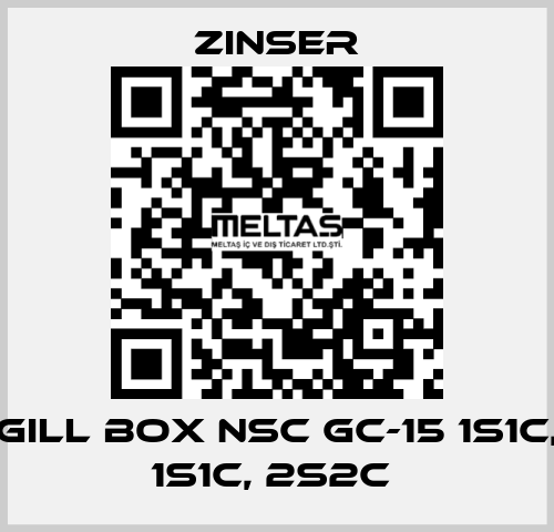 GILL BOX NSC GC-15 1S1C, 1S1C, 2S2C  Zinser