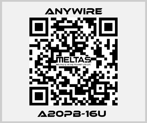 A20PB-16U  Anywire