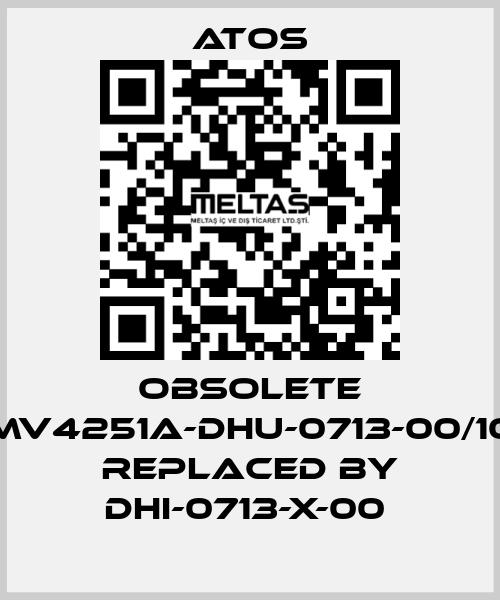 OBSOLETE MV4251A-DHU-0713-00/10 Replaced by DHI-0713-X-00  Atos