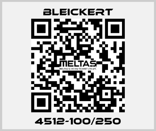 4512-100/250 Bleickert