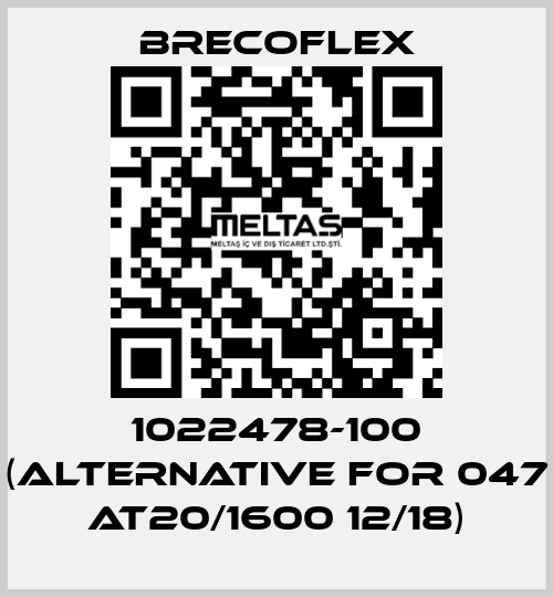 1022478-100 (alternative for 047 AT20/1600 12/18) Brecoflex