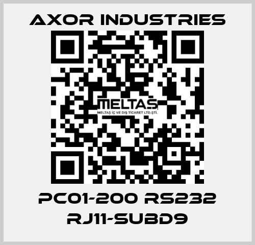 PC01-200 RS232 RJ11-SubD9 Axor Industries