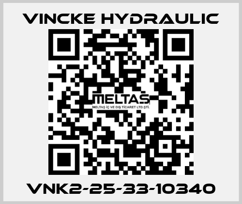 VNK2-25-33-10340 VINCKE HYDRAULIC