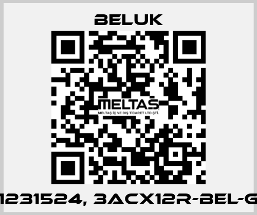 1231524, 3ACX12R-BEL-G Beluk