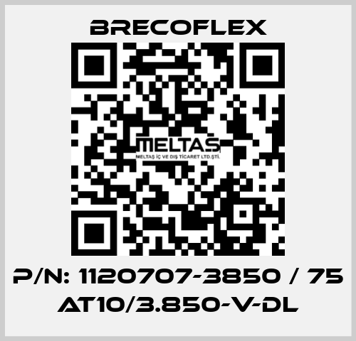 P/N: 1120707-3850 / 75 AT10/3.850-V-DL Brecoflex