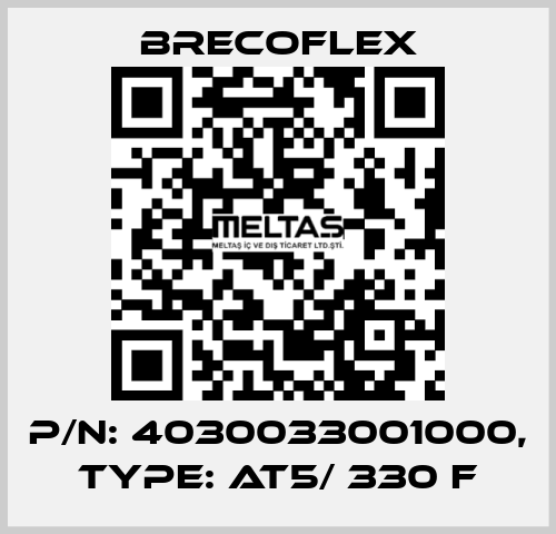 P/N: 4030033001000, Type: AT5/ 330 F Brecoflex