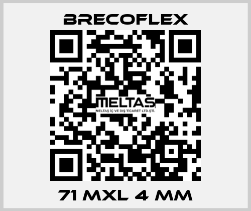 71 MXL 4 mm Brecoflex