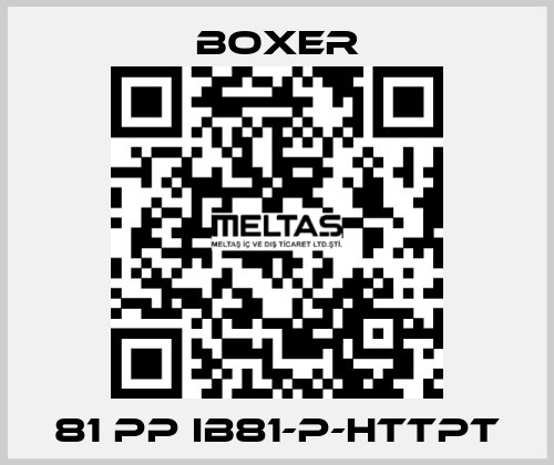 81 PP IB81-P-HTTPT Boxer
