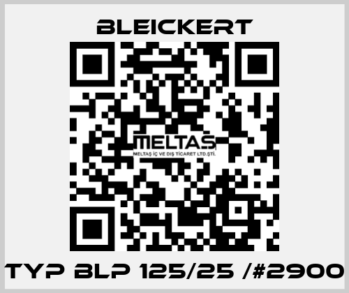 Typ BLP 125/25 /#2900 Bleickert
