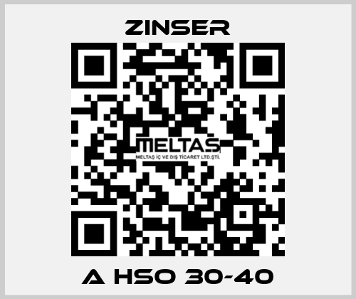 A HSO 30-40 Zinser