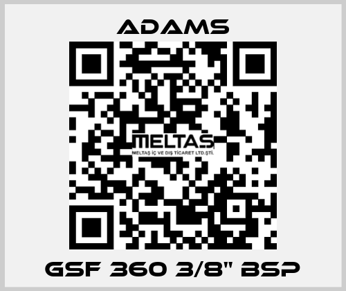 GSF 360 3/8" BSP ADAMS