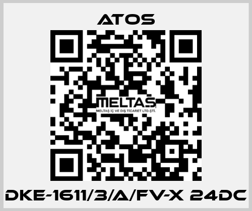 DKE-1611/3/A/FV-X 24DC Atos