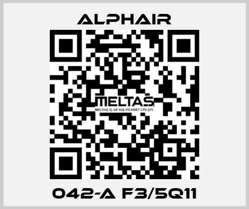 042-A F3/5Q11 Alphair