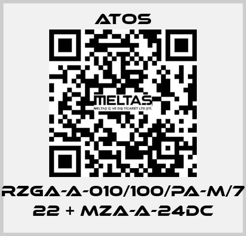 RZGA-A-010/100/PA-M/7 22 + MZA-A-24DC Atos