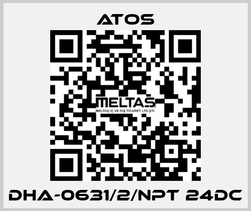 DHA-0631/2/NPT 24DC Atos