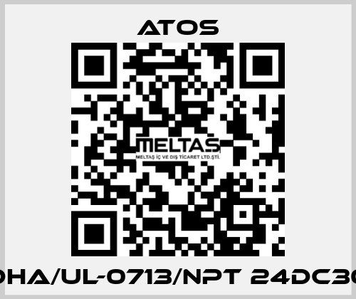 DHA/UL-0713/NPT 24DC30 Atos