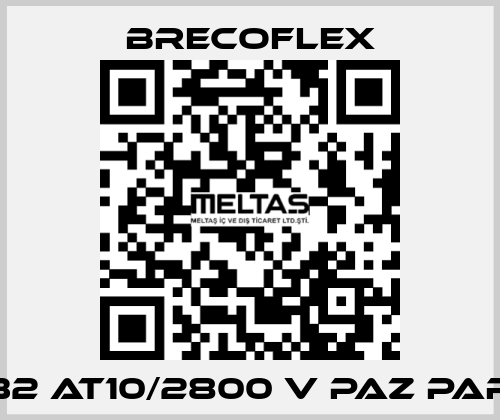 32 AT10/2800 V PAZ PAR Brecoflex