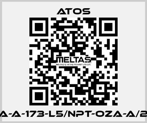 DKZA-A-173-L5/NPT-OZA-A/24DC Atos