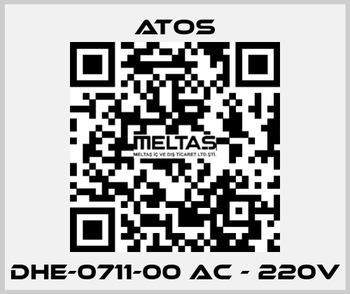 DHE-0711-00 AC - 220v Atos