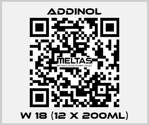 W 18 (12 x 200ml) addinol