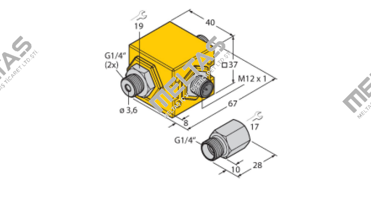 FCIC-G1/4A4P-PL-H1141/1.0 Turck