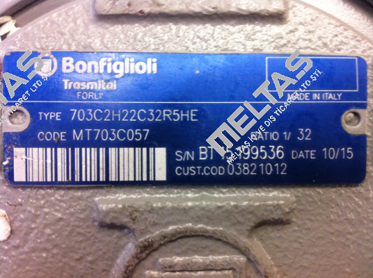 703C2H22C32R5HE customised Bonfiglioli