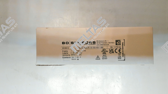 G-D025-R-1-5-100-H00-1-582 Bd Sensors