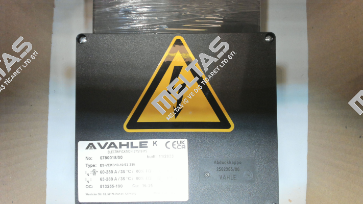 0780018/00 - ES-VEKS10-10/63-280 Vahle