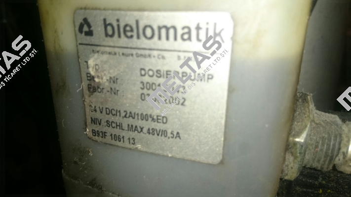 30013043, corresponds to 30013047  Bielomatik
