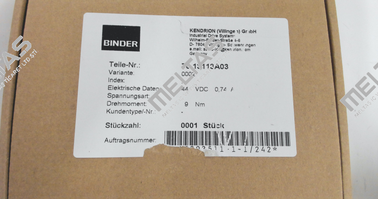 76 13113A03-0002 Binder