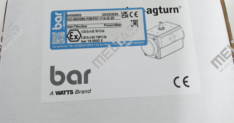GD-063/090-F05/F07-V14-G-20 bar