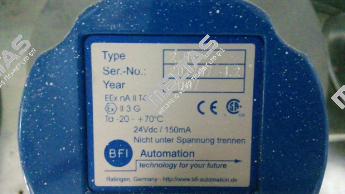 Part.-No.S 507H (Type 2.0 ) BFI AUTOMATION