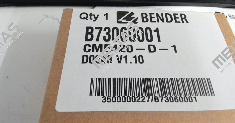 p/n: B73060001, Type: CME420-D-1 Bender