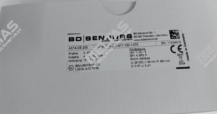 780-4003-E-2-3-N11-100-1-070 Bd Sensors