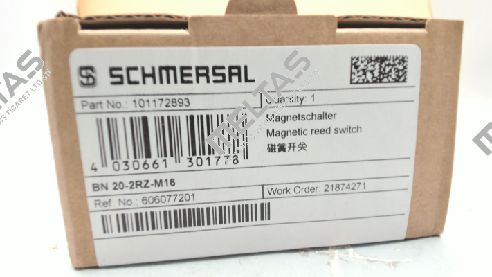 p/n: 101172893, Type: BN 20-2RZ-M16 Schmersal