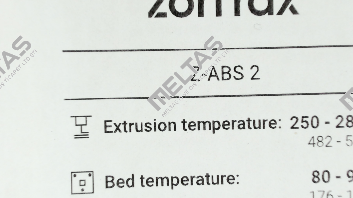 Zortrax Z-ABS v2 filament - 1,75mm - 800g - Blau (ID 25823) Zortrax