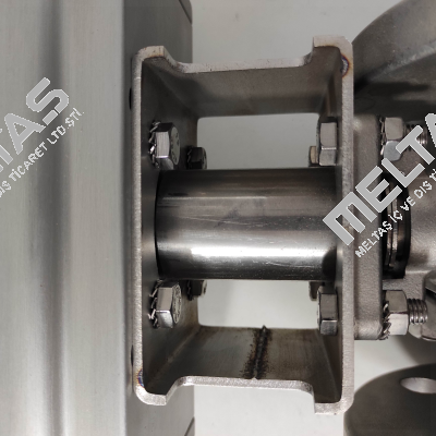 Stainless steel bridge + drive  for ball valve DN50 ( F05-07/14-22mm) Alphair
