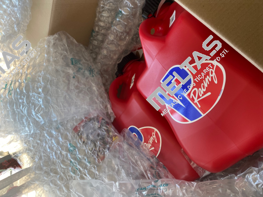 VP Racing 20L (5.5 Gal) Square Motorsport Fuel Jug Red + Deluxe Filler Hose VP Racing