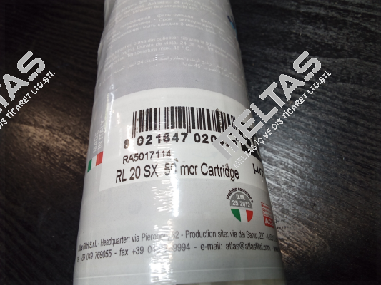 RL 20 SX 50 mcr / RA5017114 Atlas Filtri