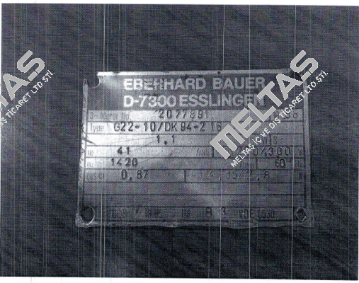 2077891(G22-10/DK 94-216) Bauer