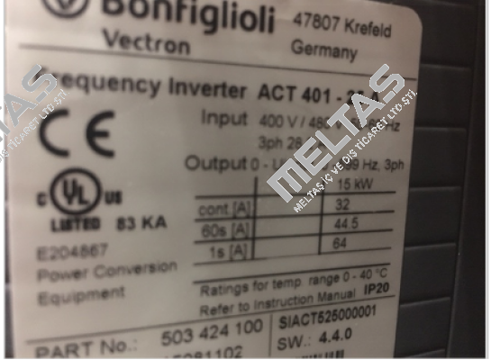 ACT401 25 A Bonfiglioli