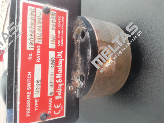 Type 1382  Serial number 12C2429 026  Bailey & Mackey
