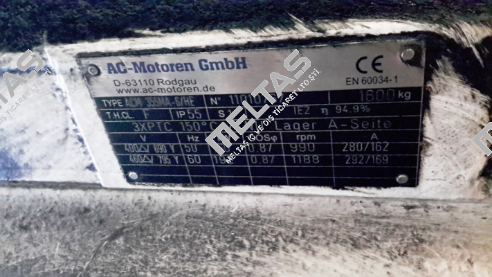 Type ACM 355 MA-6  AC Motoren