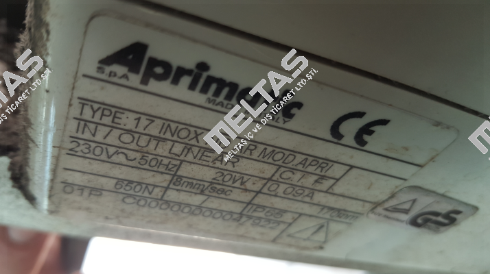 ACTUATOR APRI 17-C.170 230V (ND) (43571/001) Aprimatic