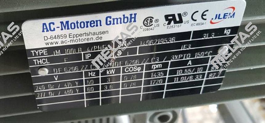 FCA 100 LB-4/ PHE AC Motoren