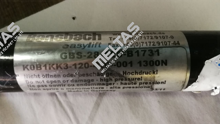 K0B1KK3-120-410--001/1300N  Bansbach
